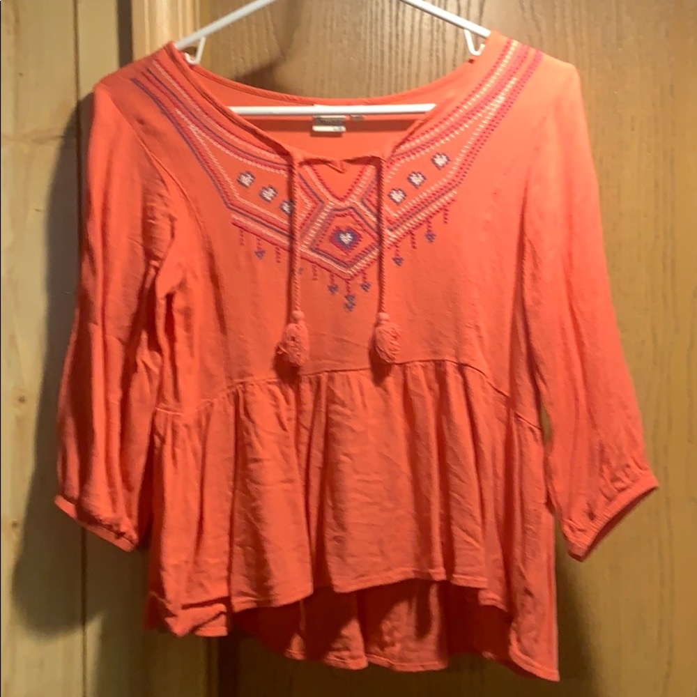 Mudd 3/4 sleeve top